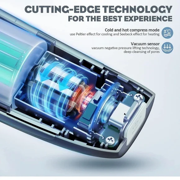 Blackhead Remover Pore Vacuum, USB Rechargeable Acne Cleaner - Picture 2 of 7